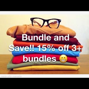 Bundle and Save!! 15% off 3 + bundle!